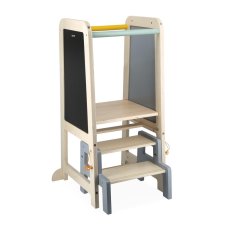 Drevená učiaca veža pre deti 3v1