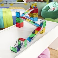 Magnetická stavebnica Magna Tiles Rail Racers Deluxe 90 dielov