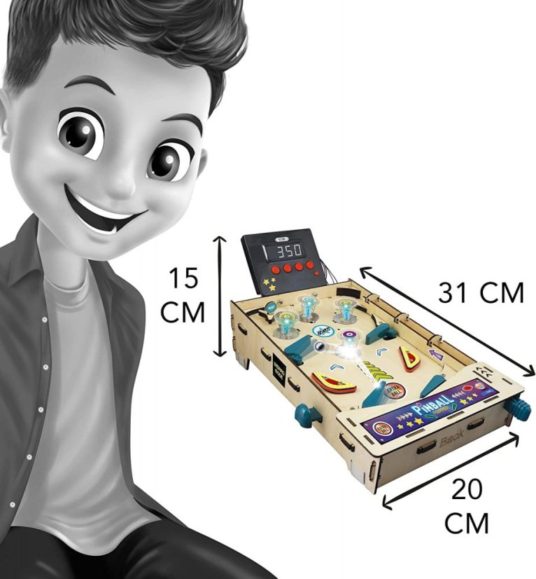 Buki Pinball Flipper - stavebnice herního automatu