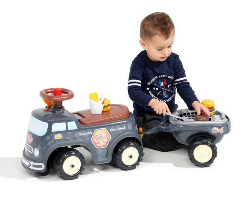 Dětské odrážedlo FALK Food Truck s přívěsem