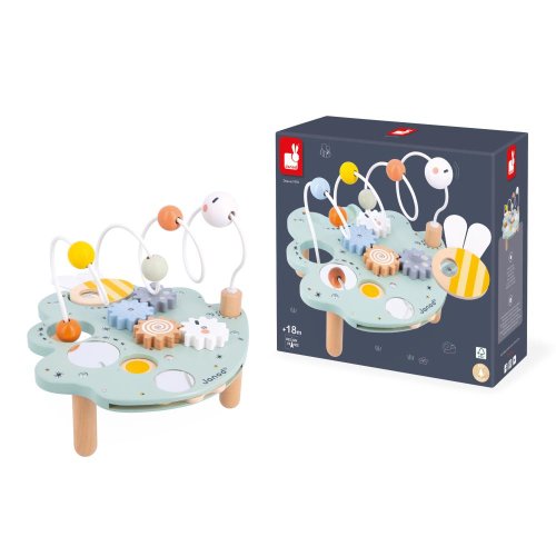 Janod Drevený motorický stolík s aktivitami List