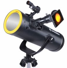 Teleskop Bresser so slnecnou foliou