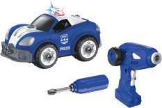 Stavebnice - Policejní auto na dálkové ovládání