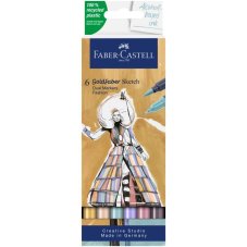 Obojstranné popisovače Gofa Sketch Dual, set 6, Fashion
