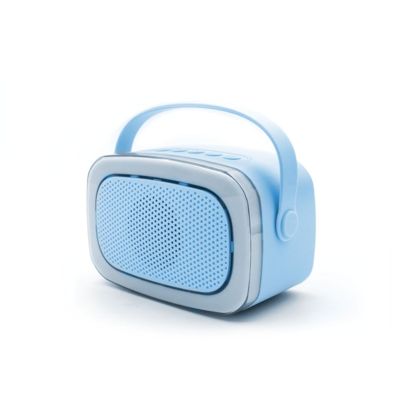 Bluetooth Karaoke párty set pre deti + 2 mikrofóny Blue