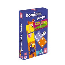 Detské obojstranné domino Džungľa