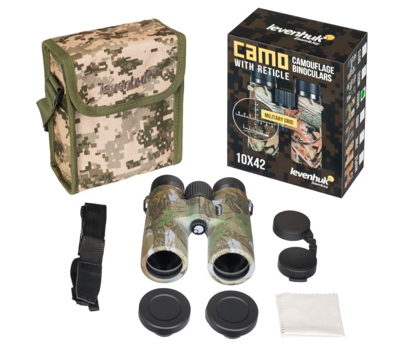 Ďalekohľad Camo 10x42 so zameriavačom (Grass)