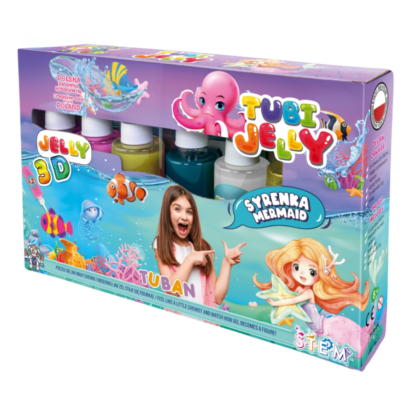 Tubi Jelly Kreatívny set XL Morská panna