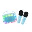 Bluetooth Karaoke párty set pre deti + 2 mikrofóny Blue