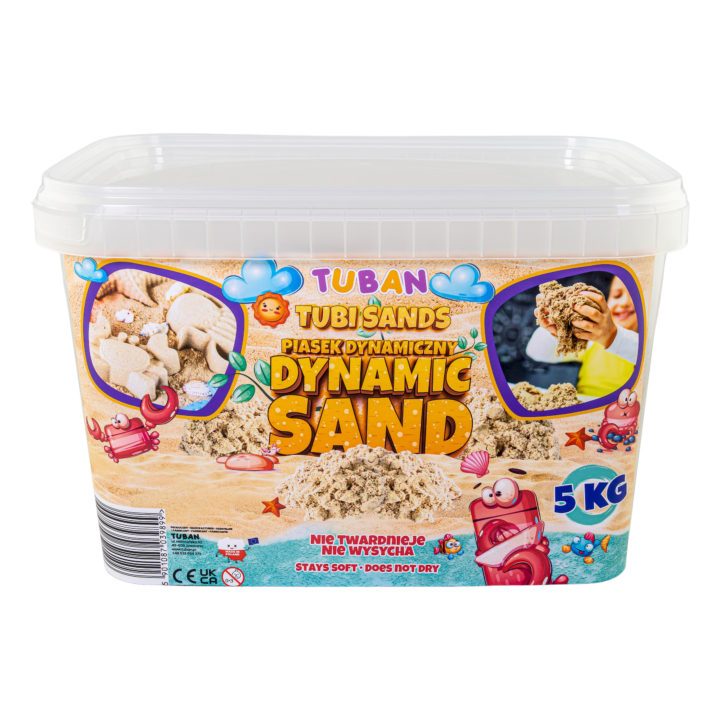 Dynamický piesok Natural Box 5 kg - kinetický piesok pre deti