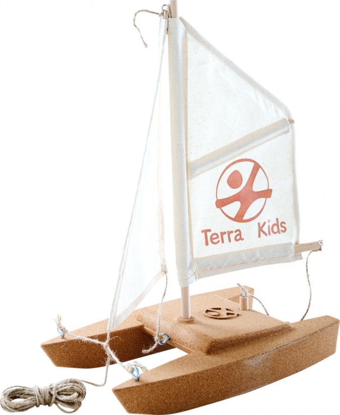 Korková stavebnica Katamarán Terra Kids