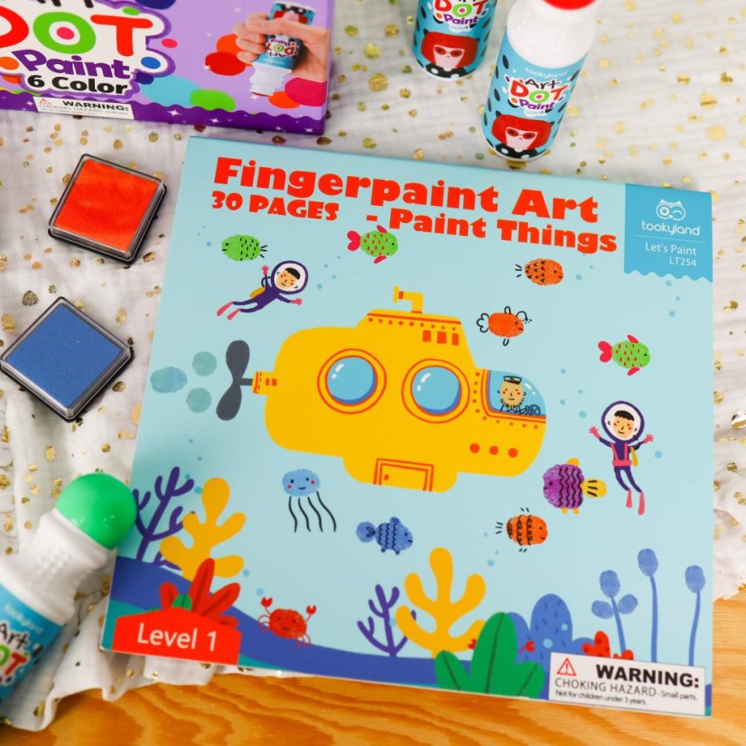 Velká kreativní sada 4 v 1 Barvy v tubě