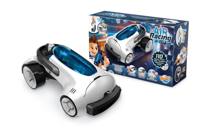 Stavebnice závodní auto na stlačený vzduch