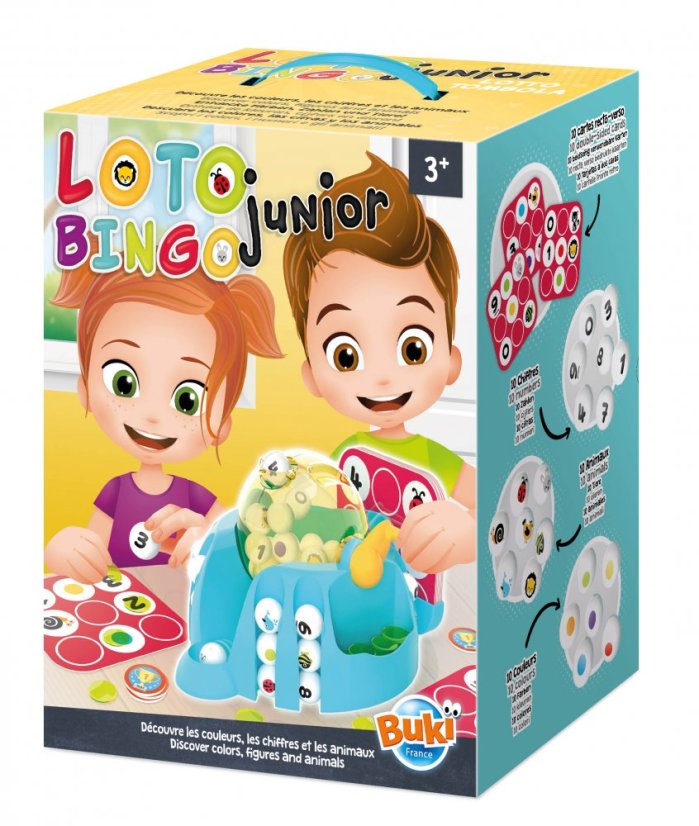 Bingo Junior - poznávání zvierat, barev a čísel