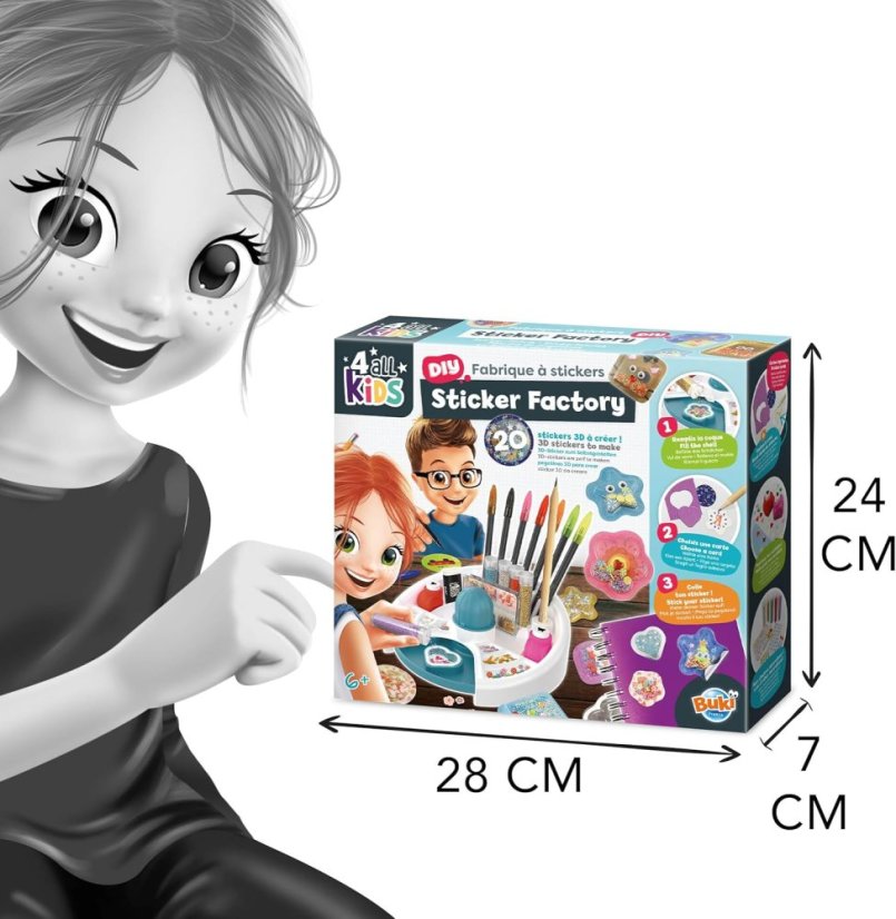 Továreň na samolepky 3D - výroba samolepiek