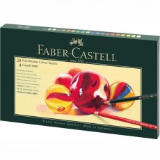 Pastelky Polychromos – darčekové balenie s 20 pastelkami a príslušenstvom