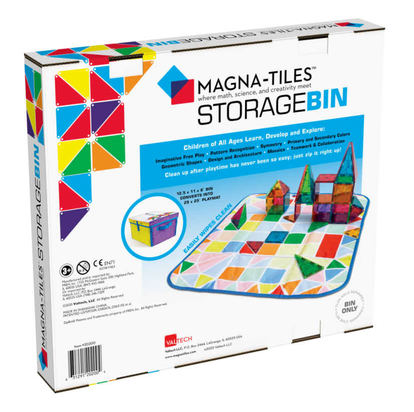 Úložný box a podložka Magna Tiles