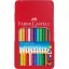 Akvarelové pastelky Faber-Castell Colour Grip, 12 barev v plechové krabičce