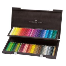 Akvarelové pastelky Faber-Castell A. Dürer – sada 120 ks v dřevěné kazetě