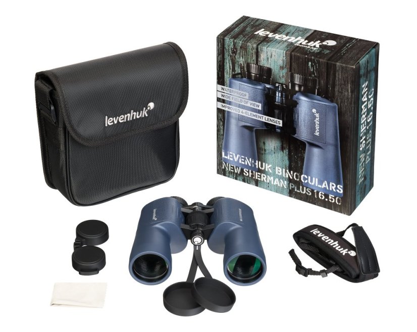 Binokulární dalekohled Levenhuk New Sherman PLUS 16x50
