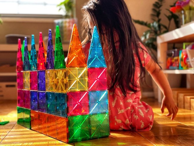 Magnetická stavebnice Magna Tiles 100 dílů