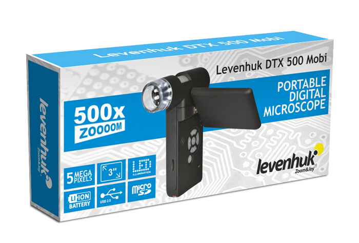 Digitální mikroskop Levenhuk DTX 500 Mobi