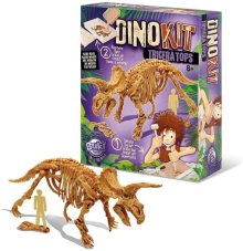 Kostra dinosaura - vykopávky dinosaurů Triceratops