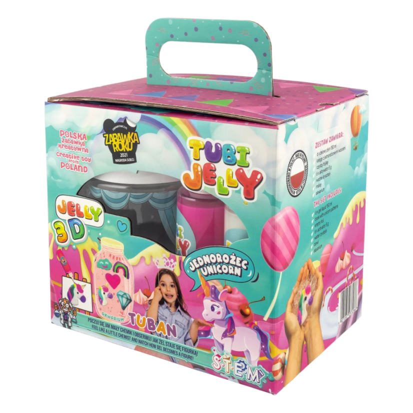 Tubi Jelly Kreativní set s akváriem XL Jednorožec