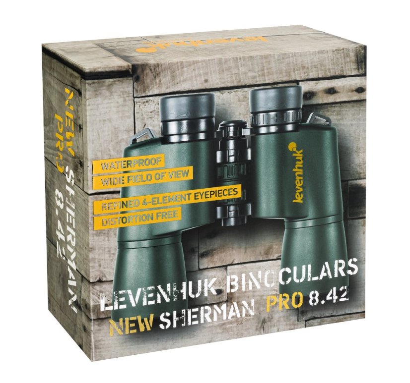 Binokulárny ďalekohľad Levenhuk New Sherman PRO 8x42