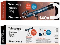 Hvězdářský dalekohled Discovery Spark 707 AZ s knížkou