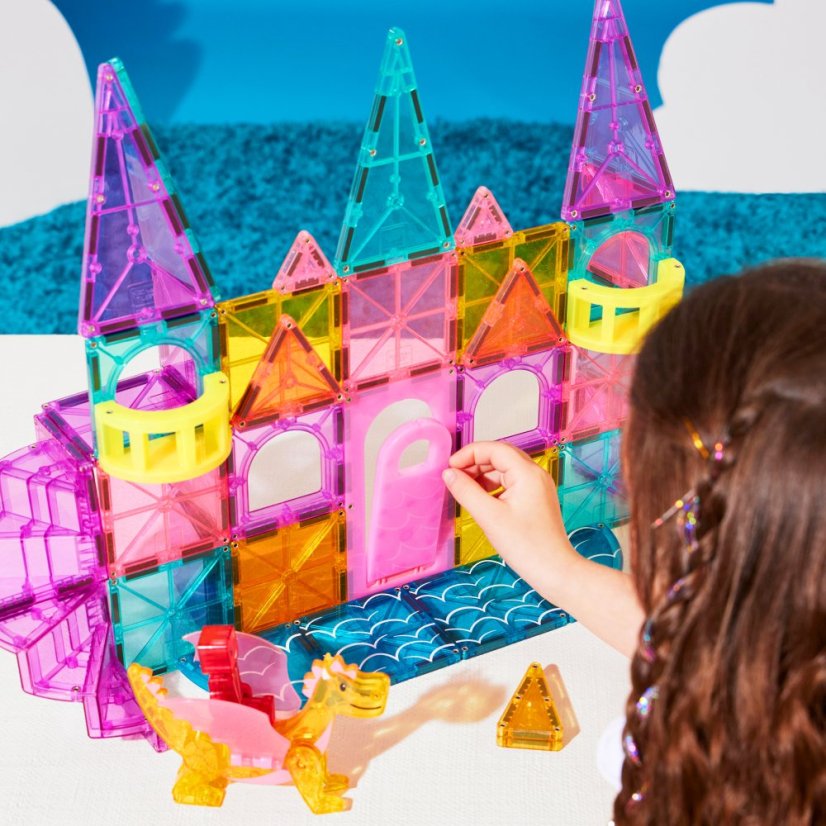 Magnetická stavebnice Castle DLX 48 dílů