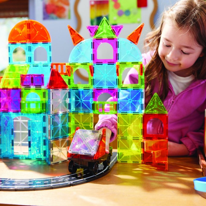 Magnetická stavebnica Magna Tiles City Center 110 dielov
