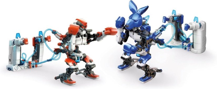 Hydrauličtí roboti boxeři - stavebnice pro děti