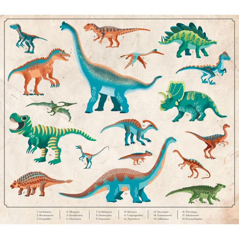 Janod Atelier XXL Kreatívna sada s aktivitami Dinosaury od 7 rokov