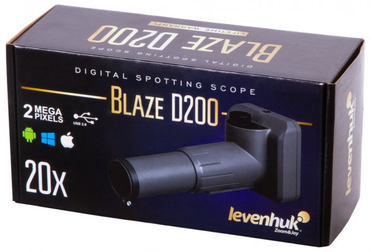 Digitálny pozorovací ďalekohľad Levenhuk Blaze D200 s Fotoaparátom