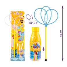 Bublifuk Obruč na bubliny Pro Multi Butterfly + tekutina 400 ml