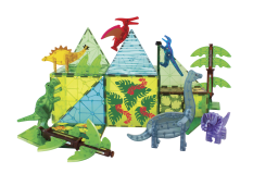 Magnetická stavebnica Magna Tiles Dino World XL 50 dielov