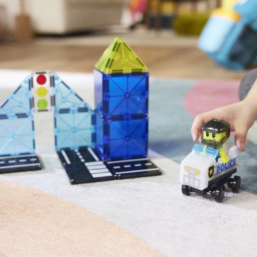 Magnetická stavebnice Magna Tiles Police Patrol 20 dílů