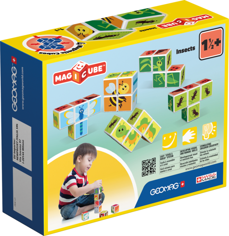 Magicube Insects - Magnetické kocky Svet Hmyzu 4 diely