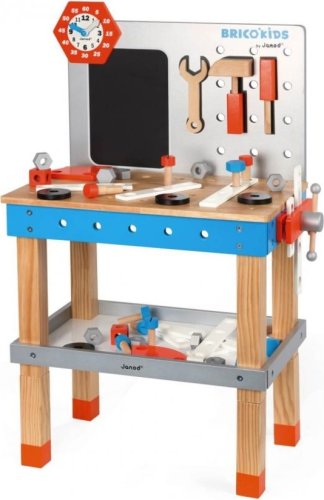 Janod BricoKids Dětská dílna s nářadím 40 ks