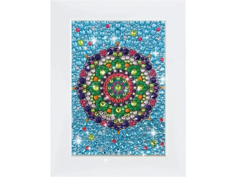 Obraz ze třpytek - Mandala