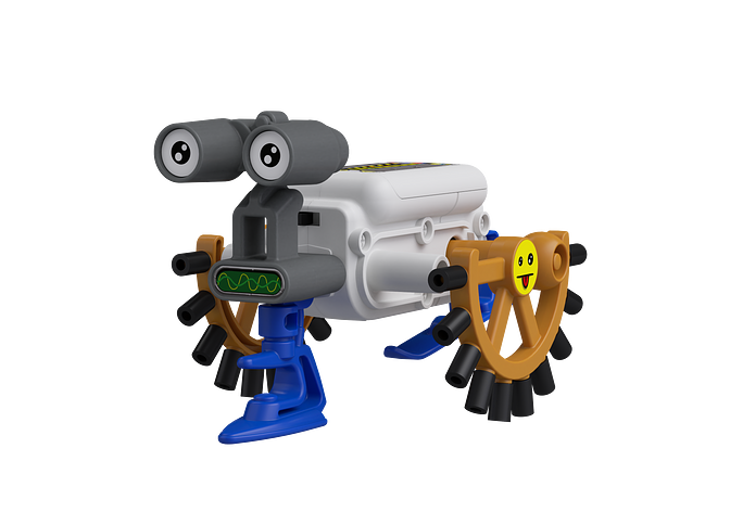 Lezoucí robot Rusty - minirobot pro děti Rebotz