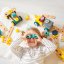 Janod BricoKids Drevená stavebnica s predlohami a náradím 100 ks
