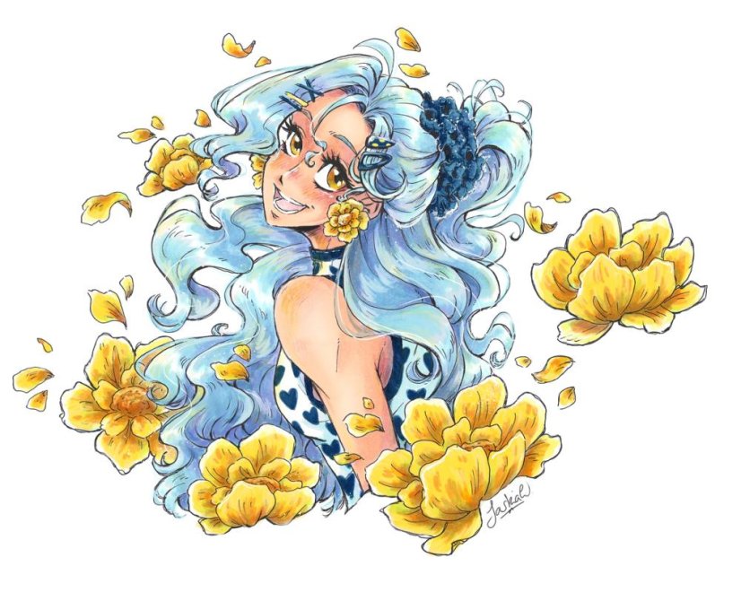 Popisovače Goldfaber Sketch Romantic Manga Collection, súprava č. 1