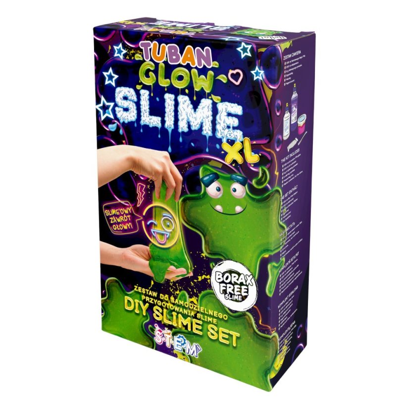 Sada na výrobu slizu Glow in the dark XL