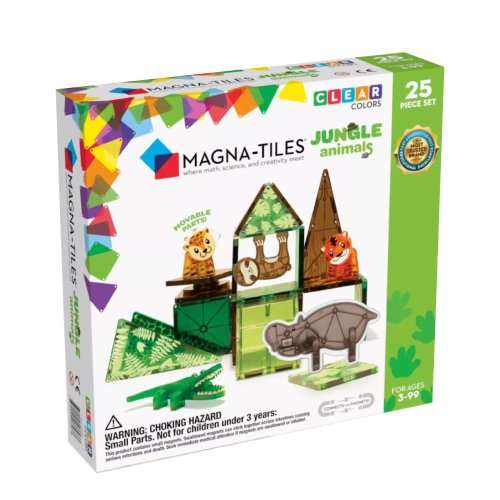 Magnetická stavebnice Jungle Animals 25 dílů