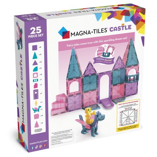 Magnetická stavebnica Magna Tiles Castle 25 dielov