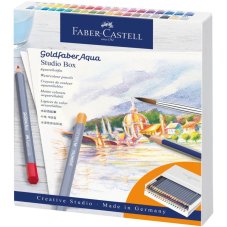 Pastelky Goldfaber Aqua set 38 barev-studio box