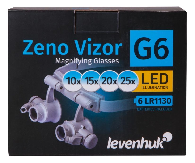Čelová lupa Levenhuk Zeno Vizor G6