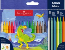 Fixky Faber-Castell  Dino 18+6 Metallic